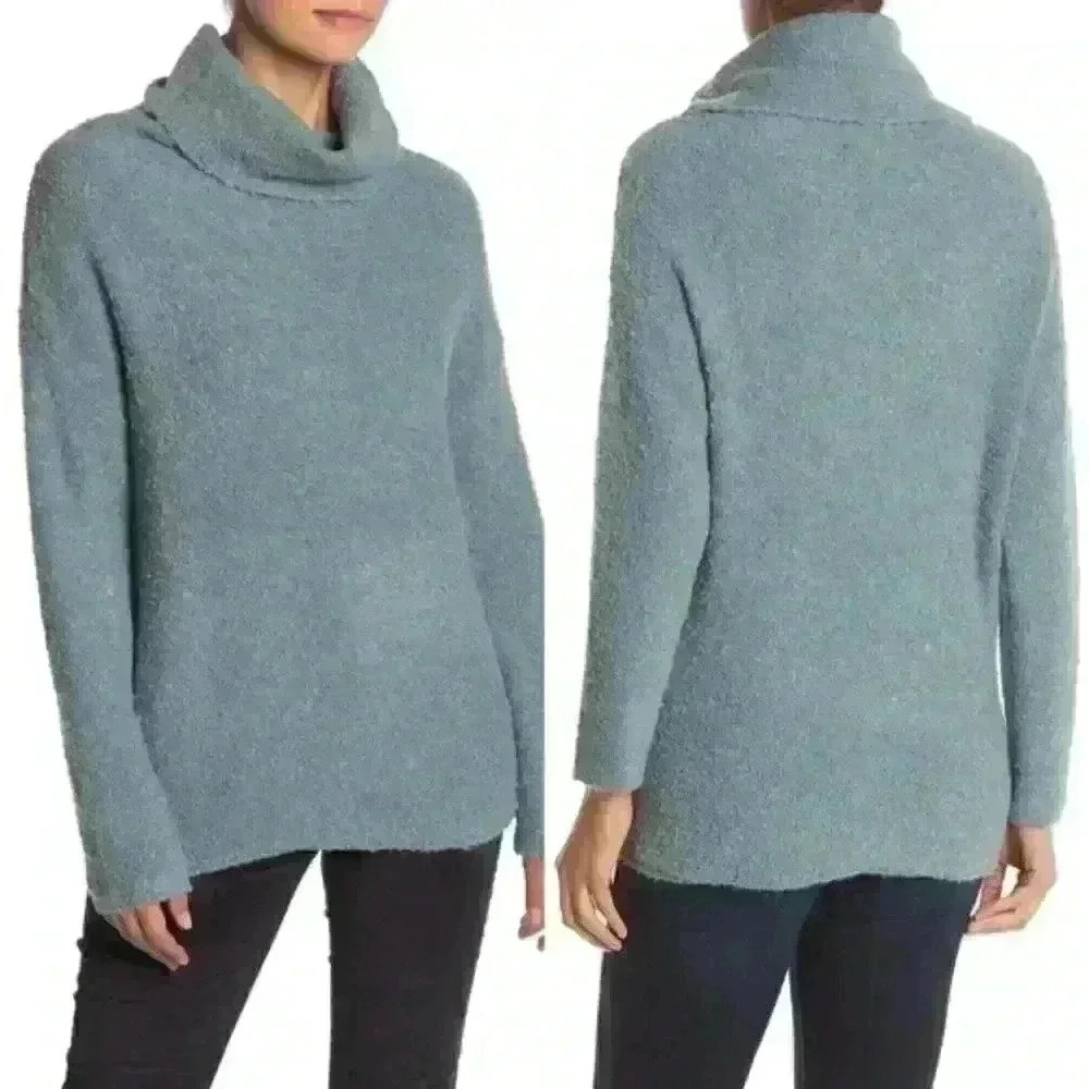 CATHERINE Malandrino Cozy Eyelash Knit Turtleneck